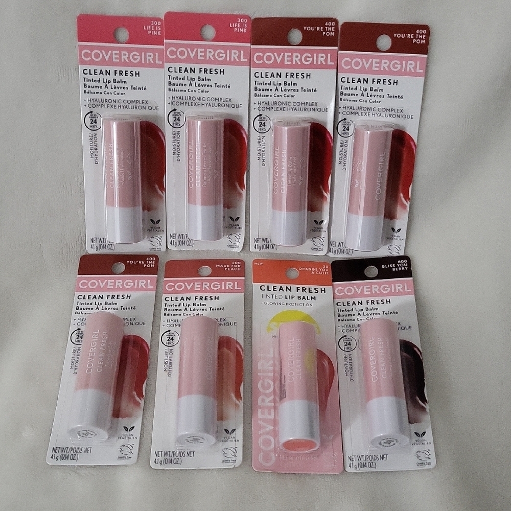 Covergirl 8 Vaierty Lip Balm Pack